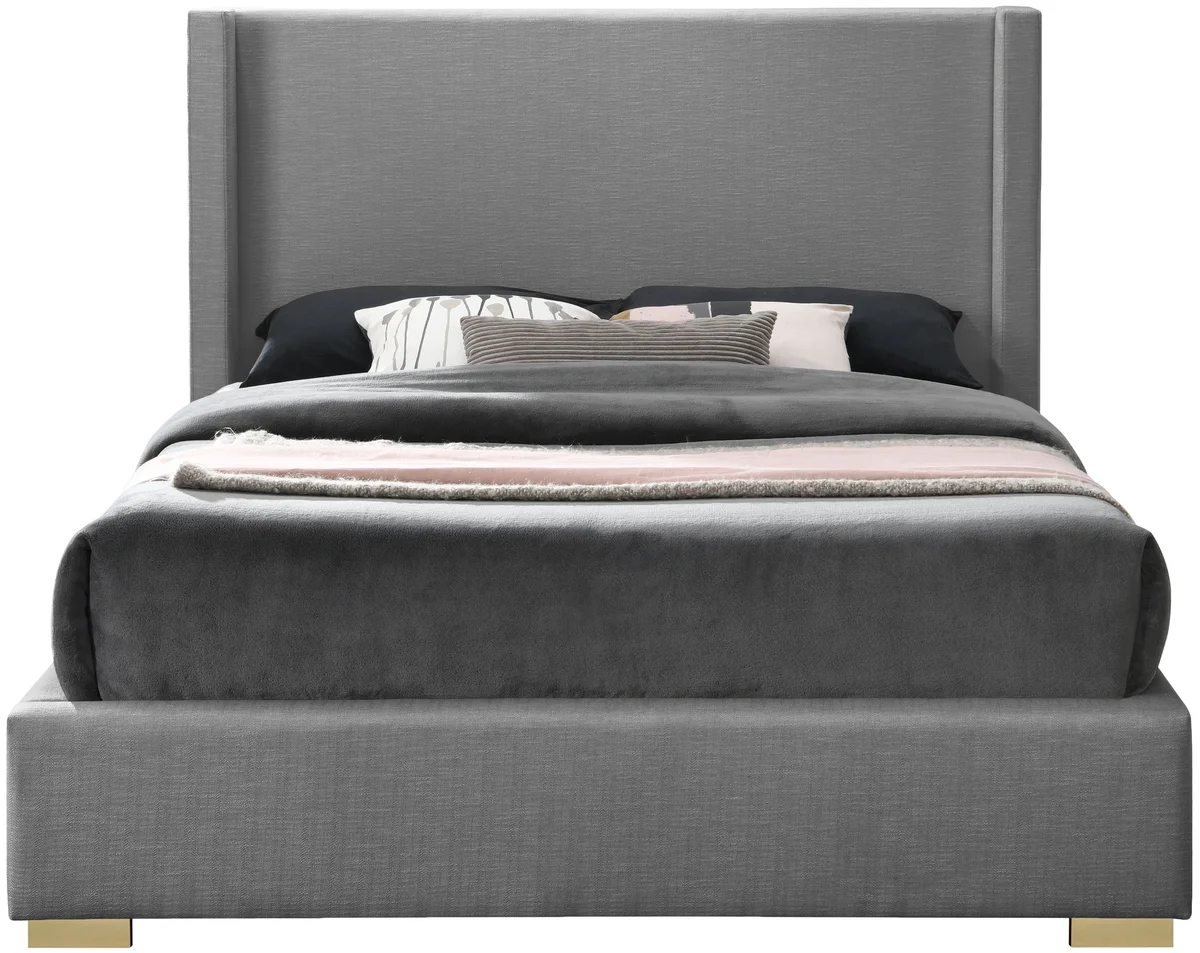 Royce - King Bed - Gray