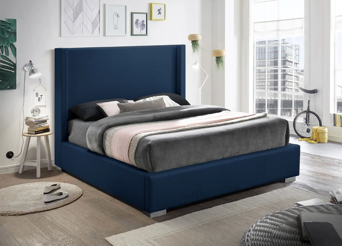 Royce - Queen Bed - Navy