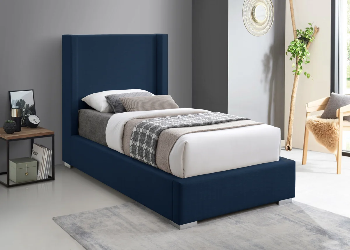 Royce - Twin Bed - Navy