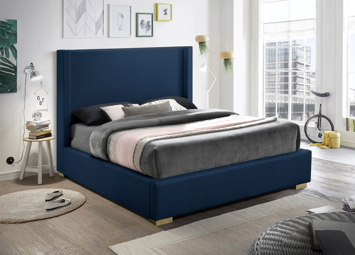 Royce - King Bed - Navy