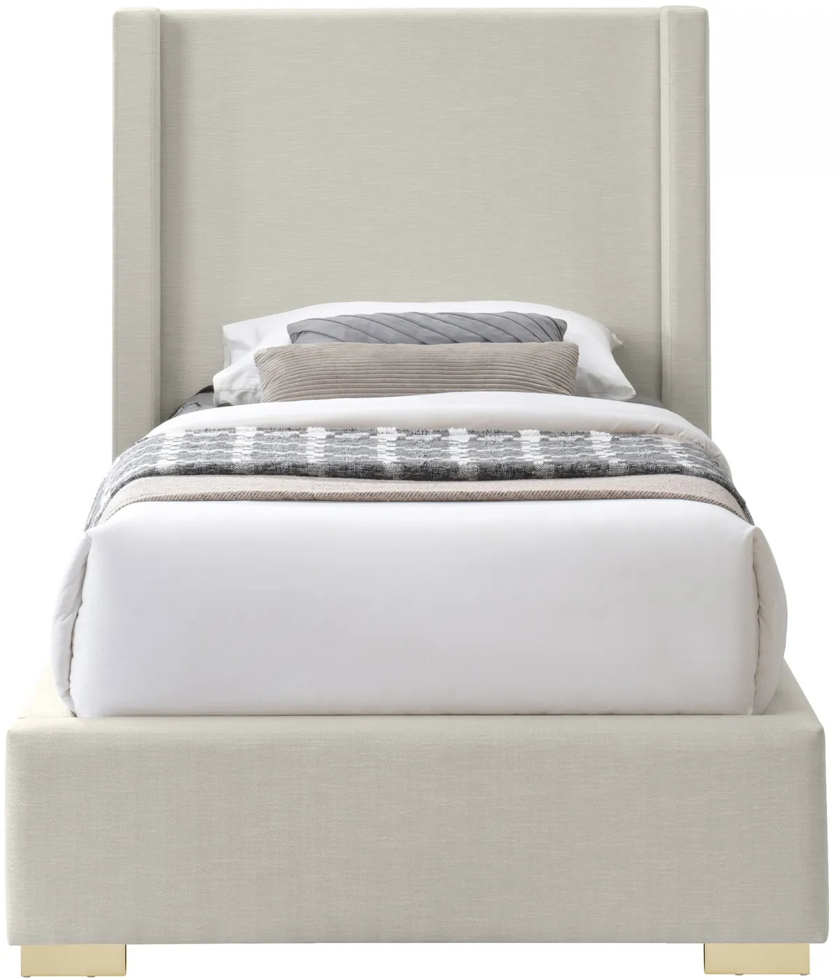 Royce - Twin Bed - Beige