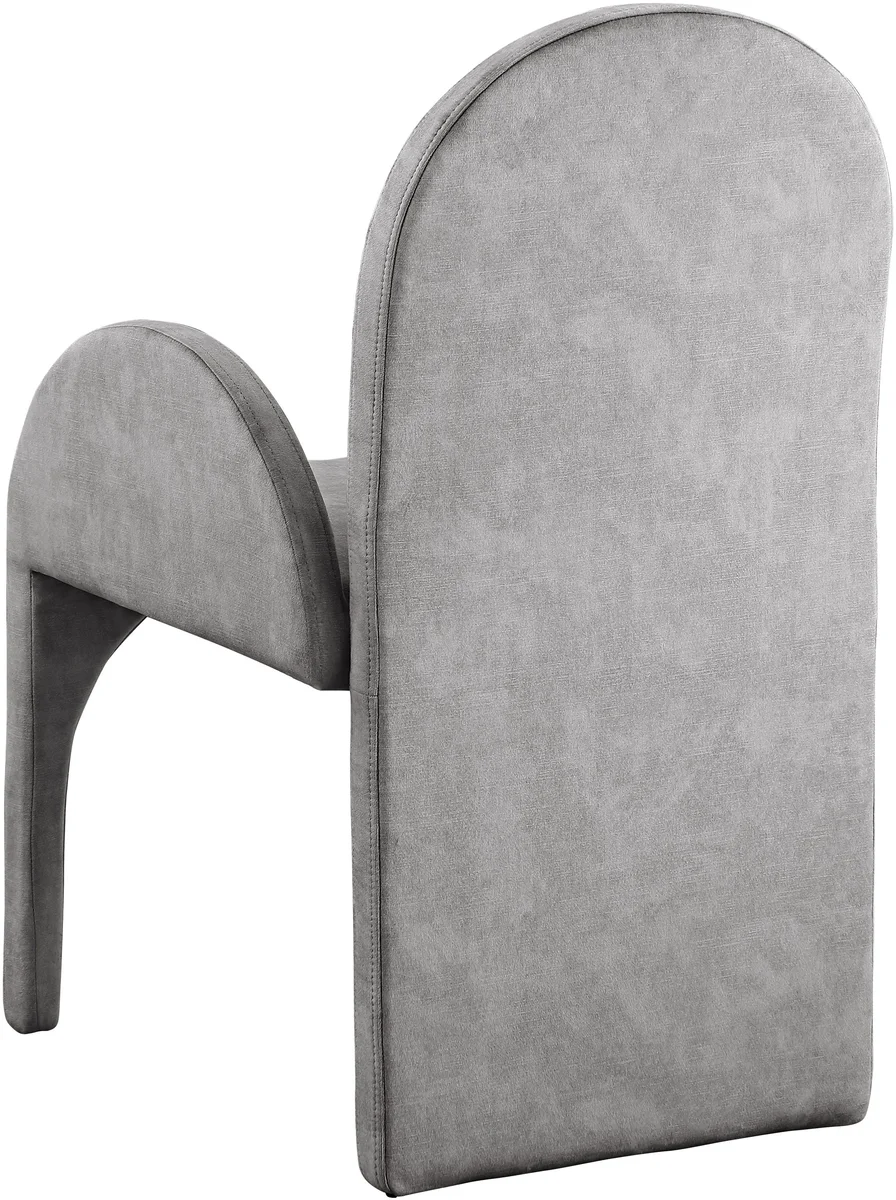 Summer - Dining Arm Chair (Set of 2) - Gray - View 2