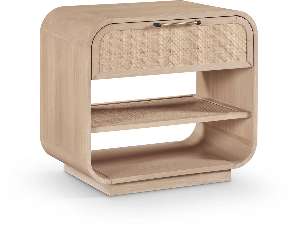 Windsor - Rubberwood Night Stand - Natural