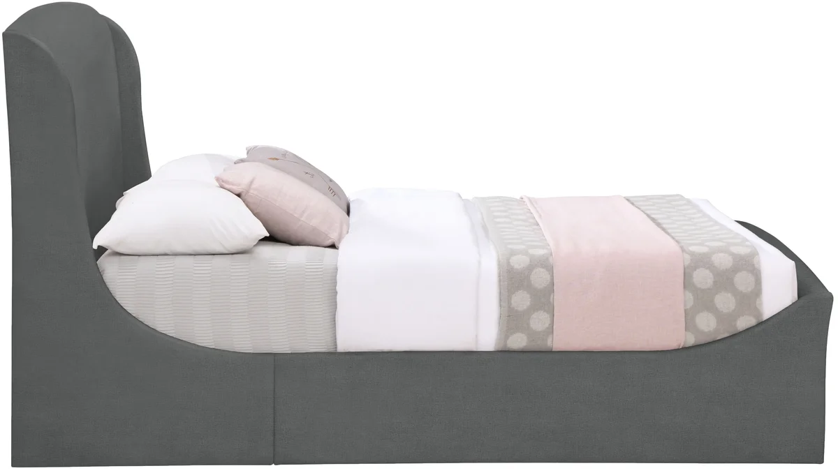Tess - Queen Bed - Gray
