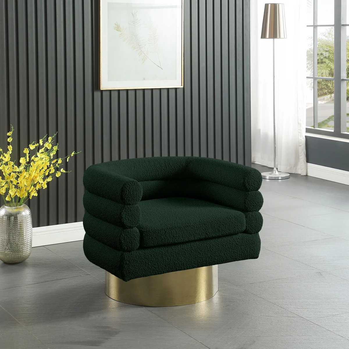 Tessa - Accent Chair - Green - View 2