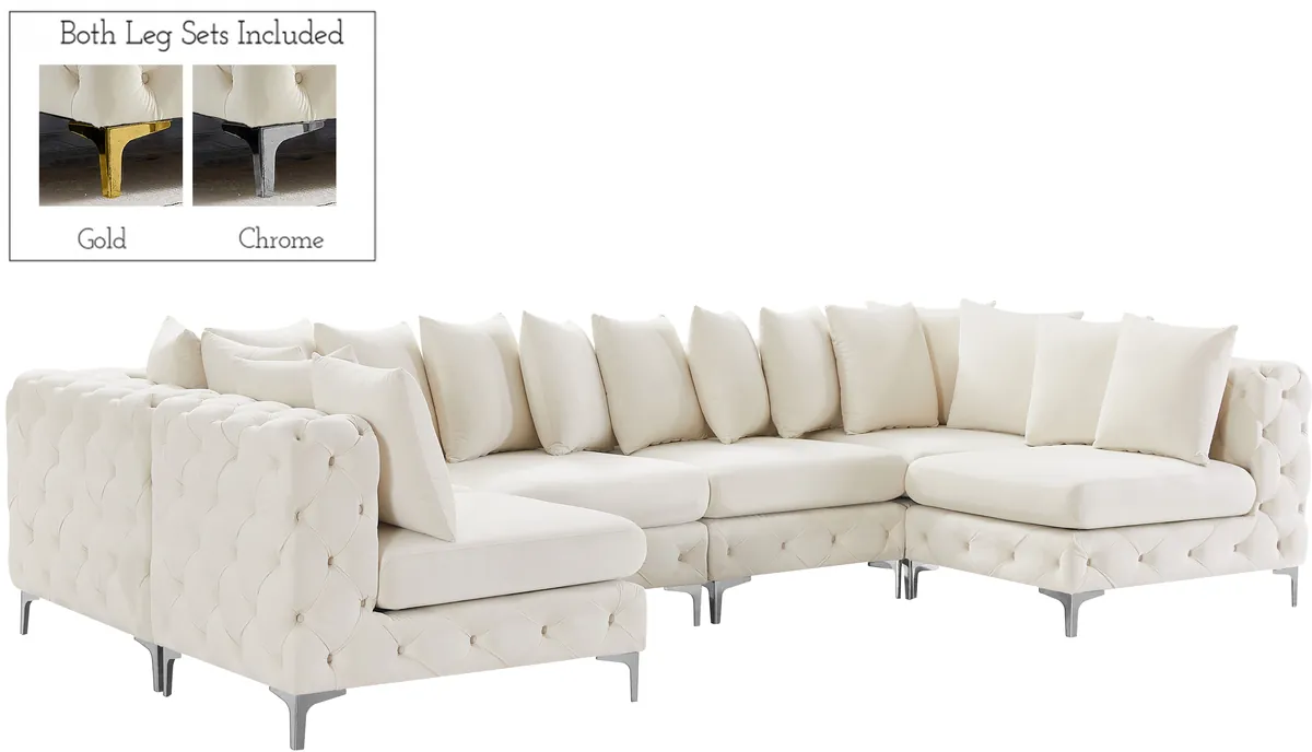 Tremblay - 6 Piece Modular U-Shaped Sectional - Cream - View 2
