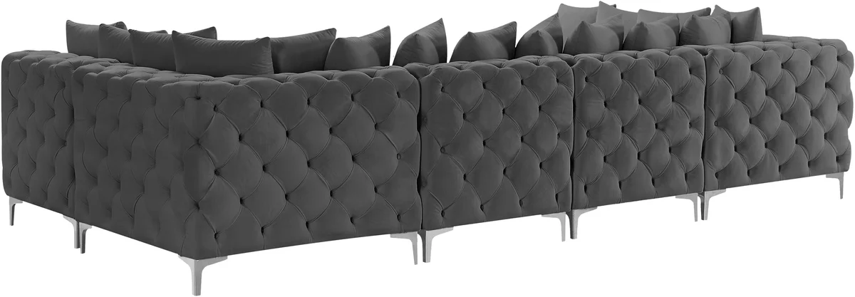 Tremblay - 6 Piece Modular U-Shaped Sectional - Gray