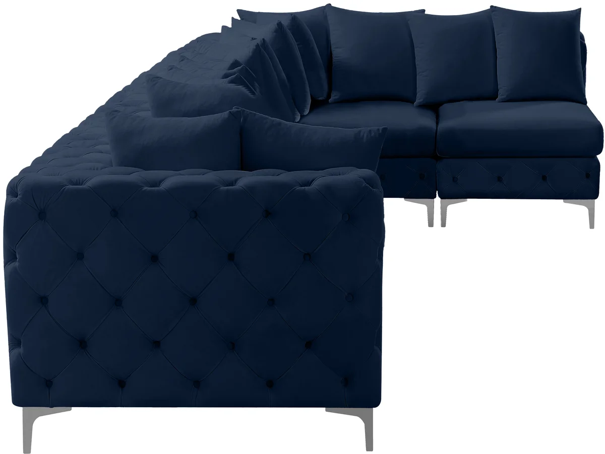 Tremblay - 6 Piece Modular Sectional - Navy