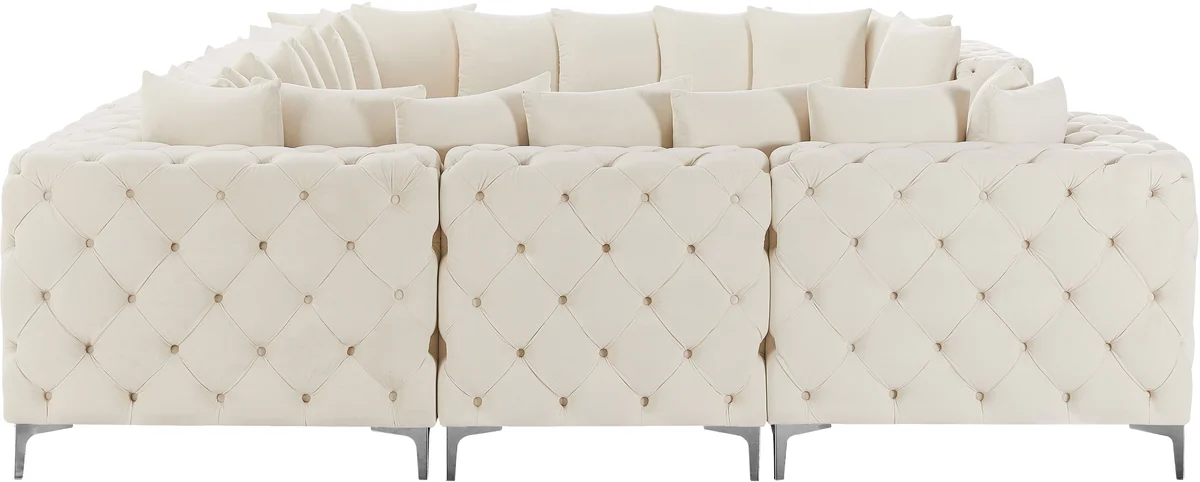 Tremblay - 8 Piece Modular U-Shaped Sectional - Cream