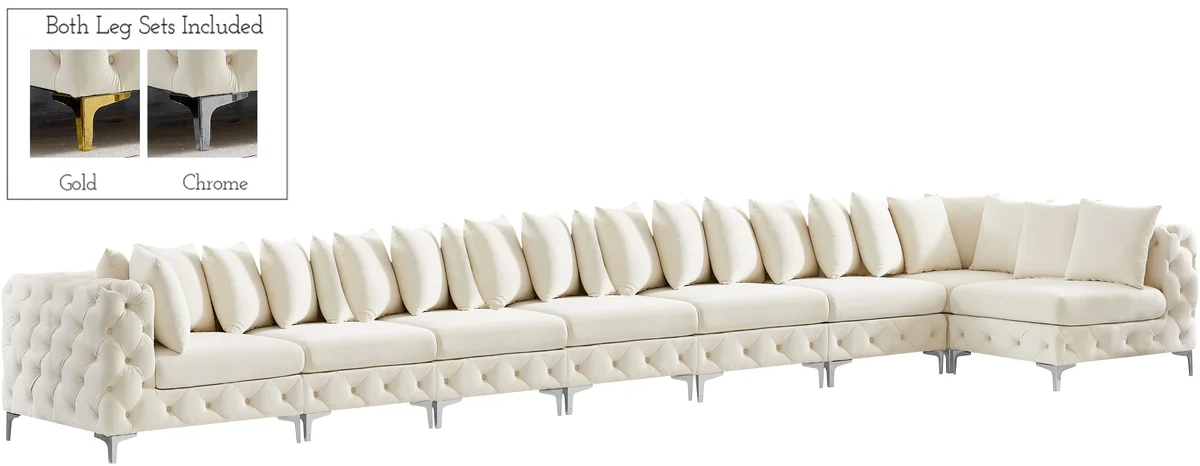 Tremblay - 8 Piece Modular Sectional - Cream - View 2