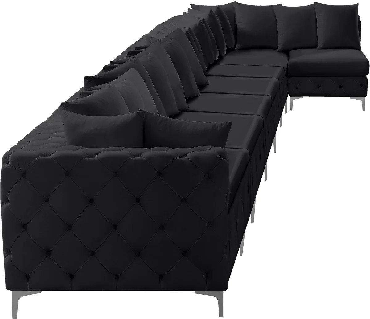 Tremblay - 8 Piece Modular Sectional - Black