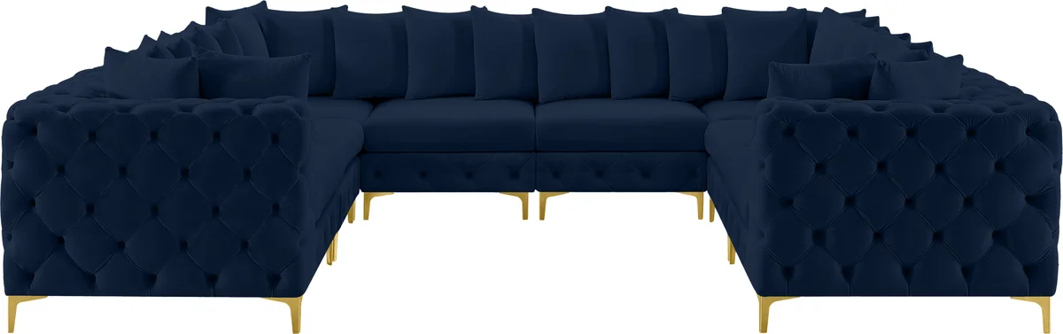 Tremblay - 8 Piece Modular U-Shaped Sectional - Navy
