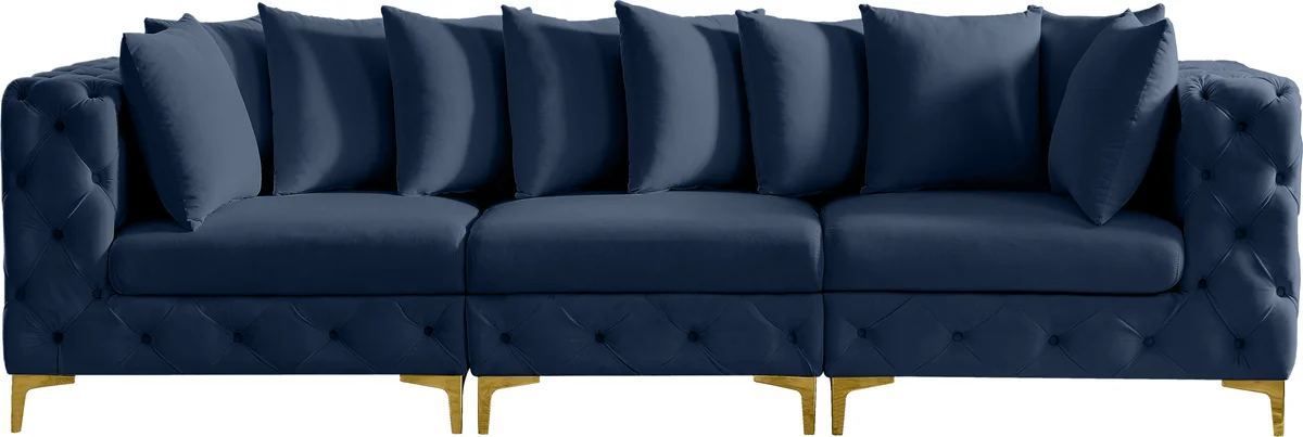 Tremblay - 3 Seat Modular Sofa - Navy