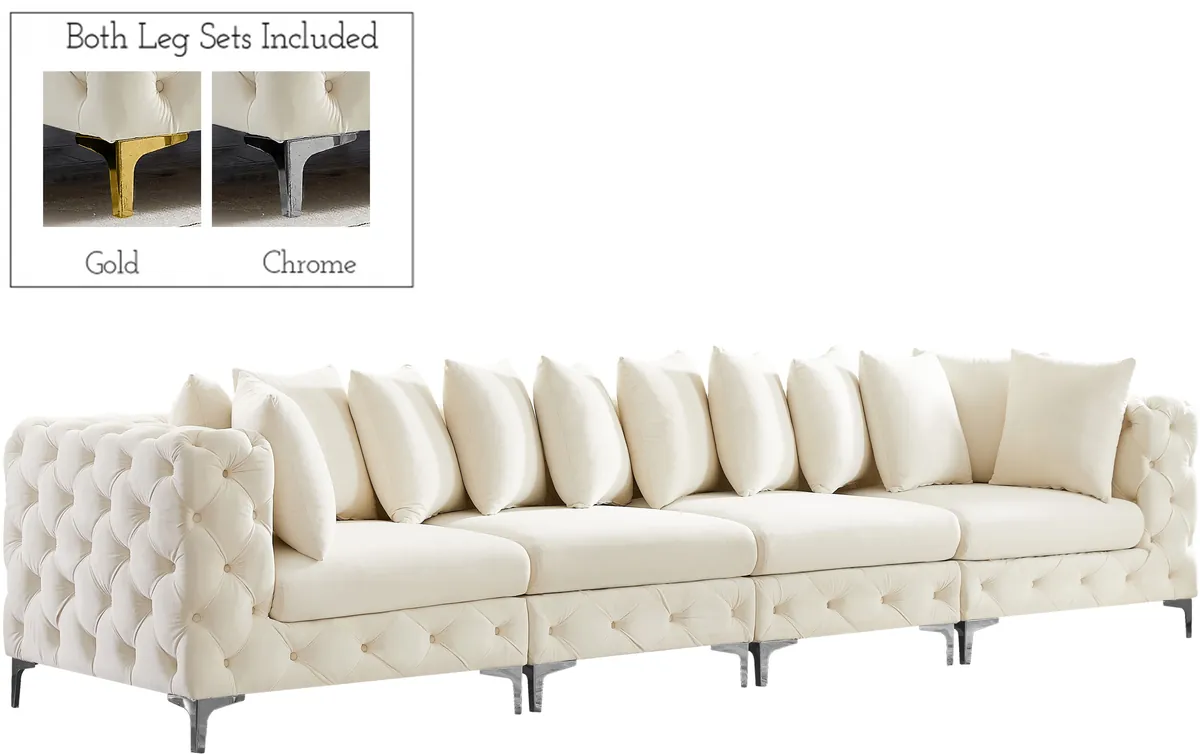 Tremblay - 4 Seat Modular Sofa - Cream - View 2