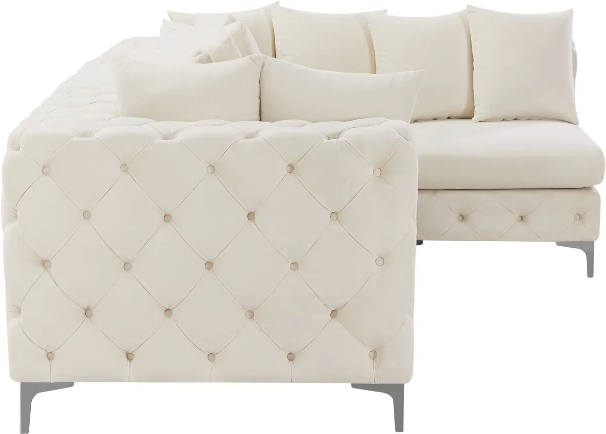 Tremblay - 4 Piece Modular Sectional - Cream