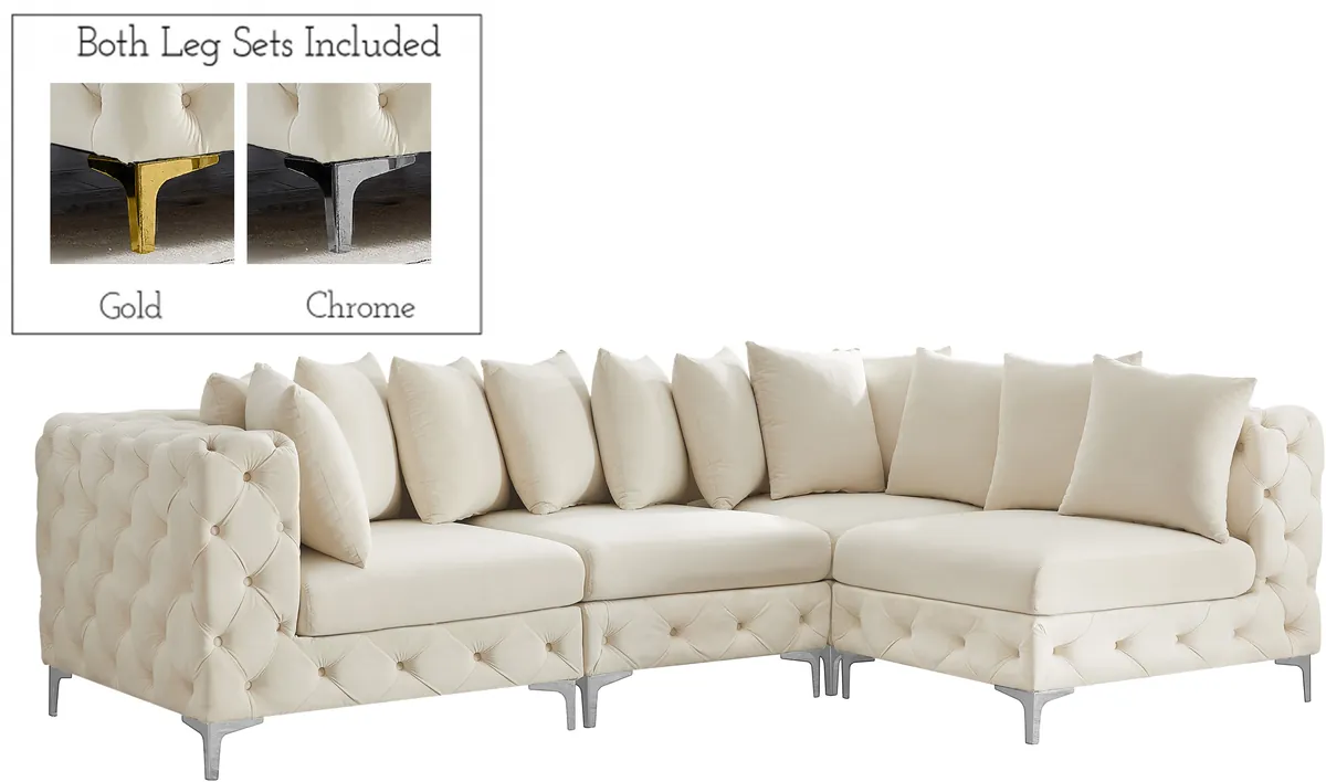 Tremblay - 4 Piece Modular Sectional - Cream - View 2