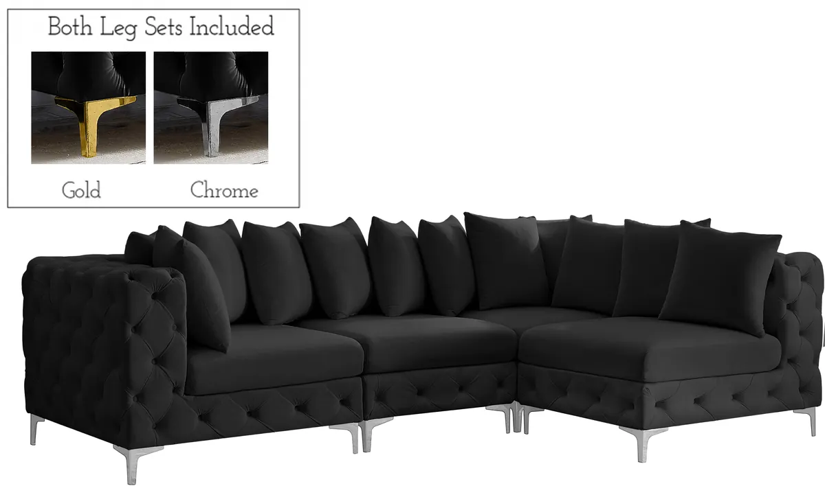 Tremblay - 4 Piece Modular Sectional - Black - View 2