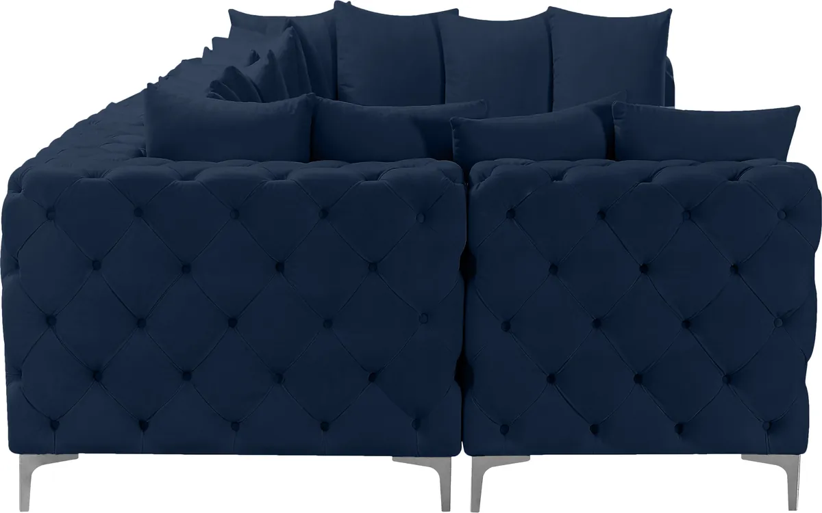 Tremblay - 7 Piece Modular Sectional - Navy