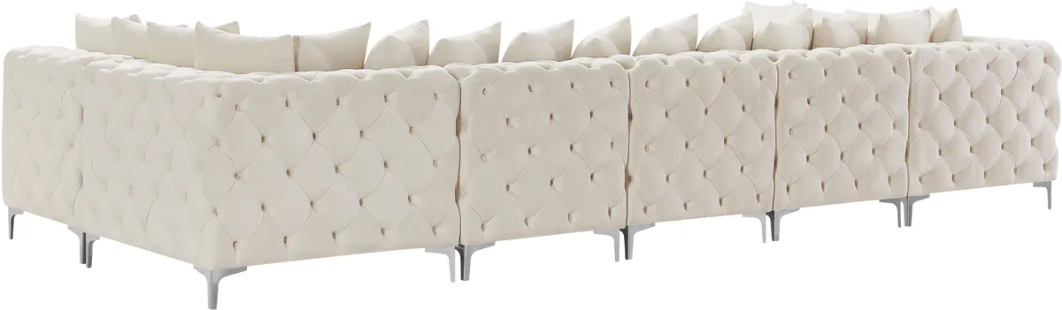 Tremblay - 7 Piece Modular U-Shaped Sectional - Cream