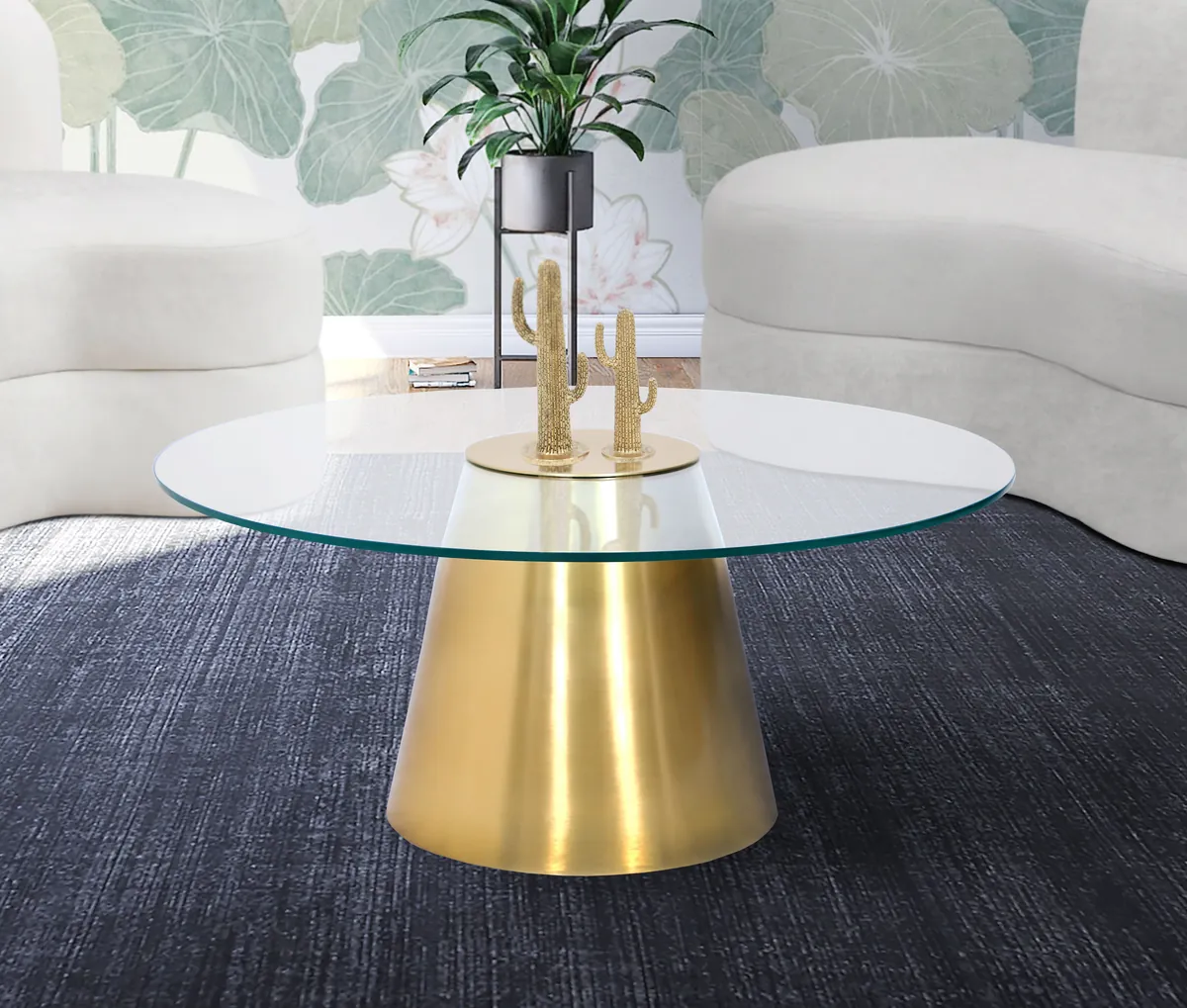 Glassimo - Coffee Table - Gold - View 2