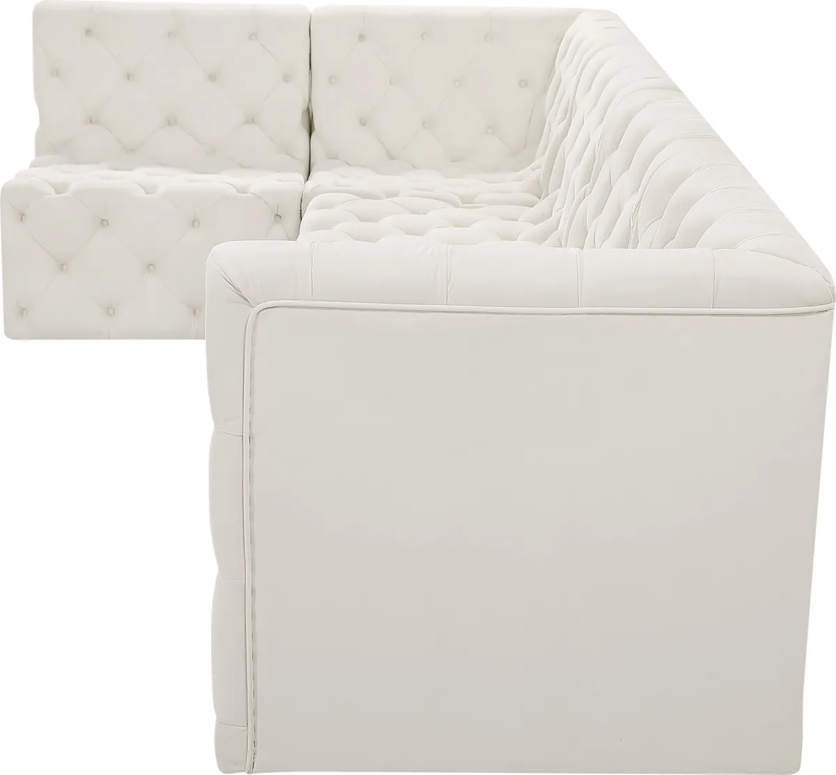 Tuft - 5 Piece Modular Sectional - Cream