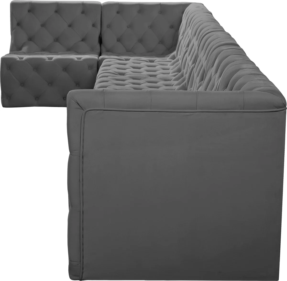 Tuft - 7 Piece Modular Sectional - Gray