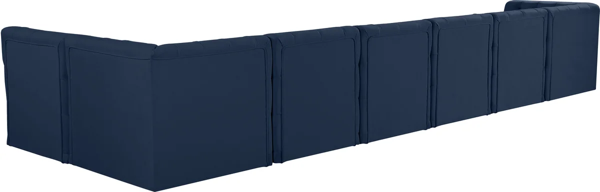 Tuft - 7 Piece Modular Sectional - Navy