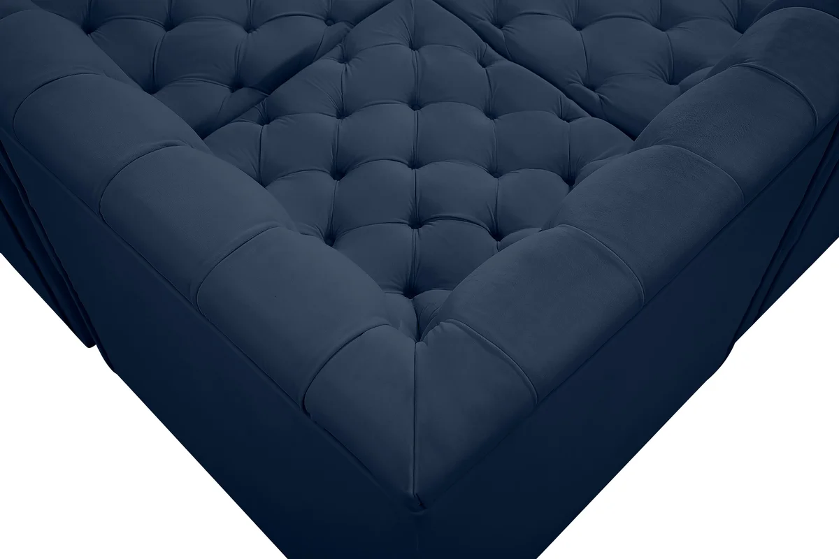 Tuft - 7 Piece Modular U-Shaped Sectional - Navy
