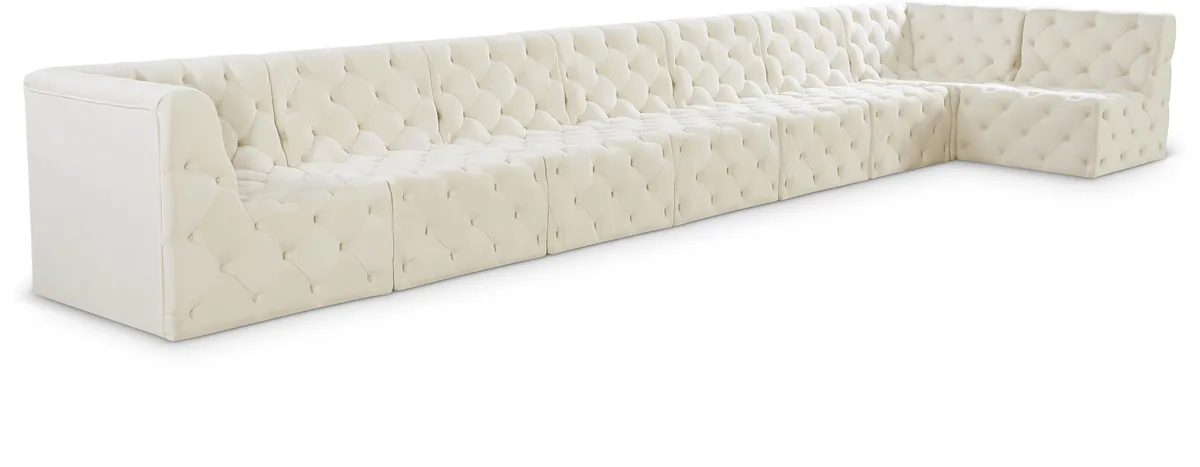 Tuft - 8 Piece Modular Sectional - Cream