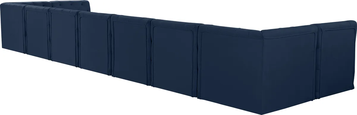 Tuft - 9 Piece Modular Sectional - Navy