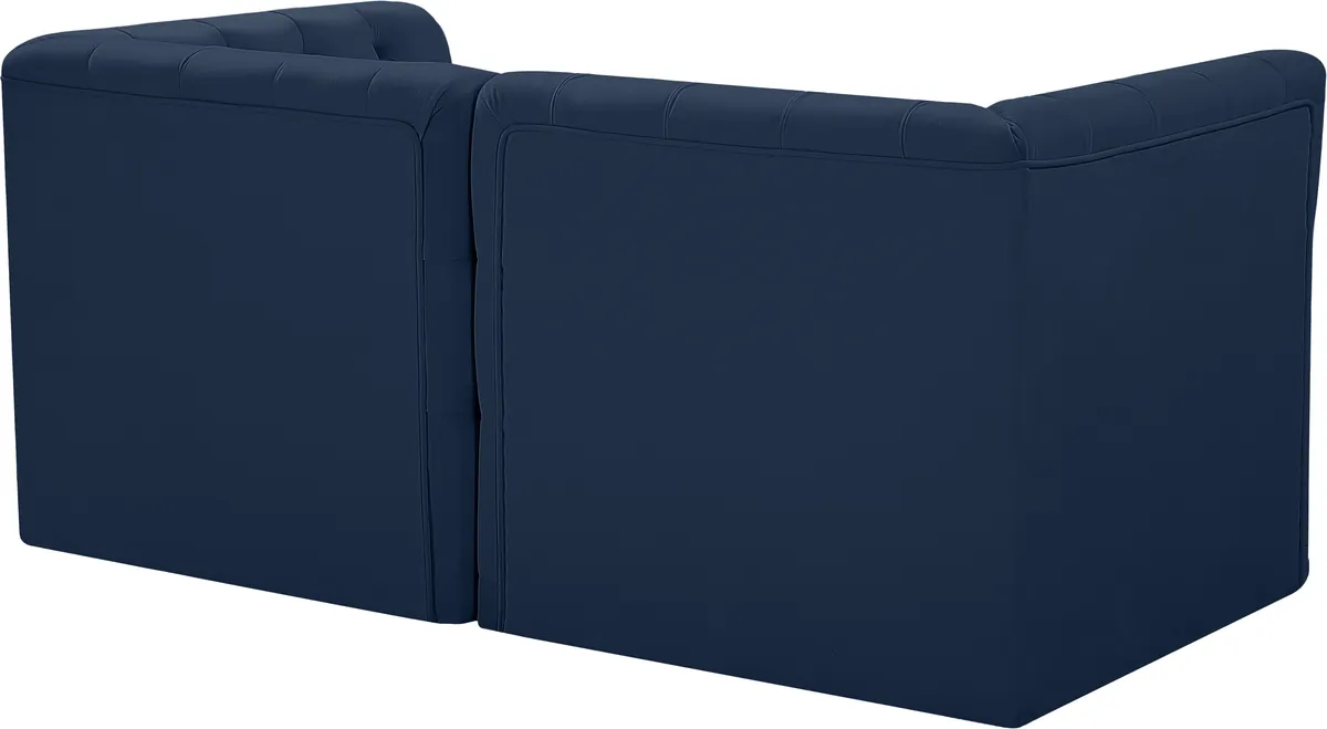 Tuft - 2 Seat Modular Sofa - Navy