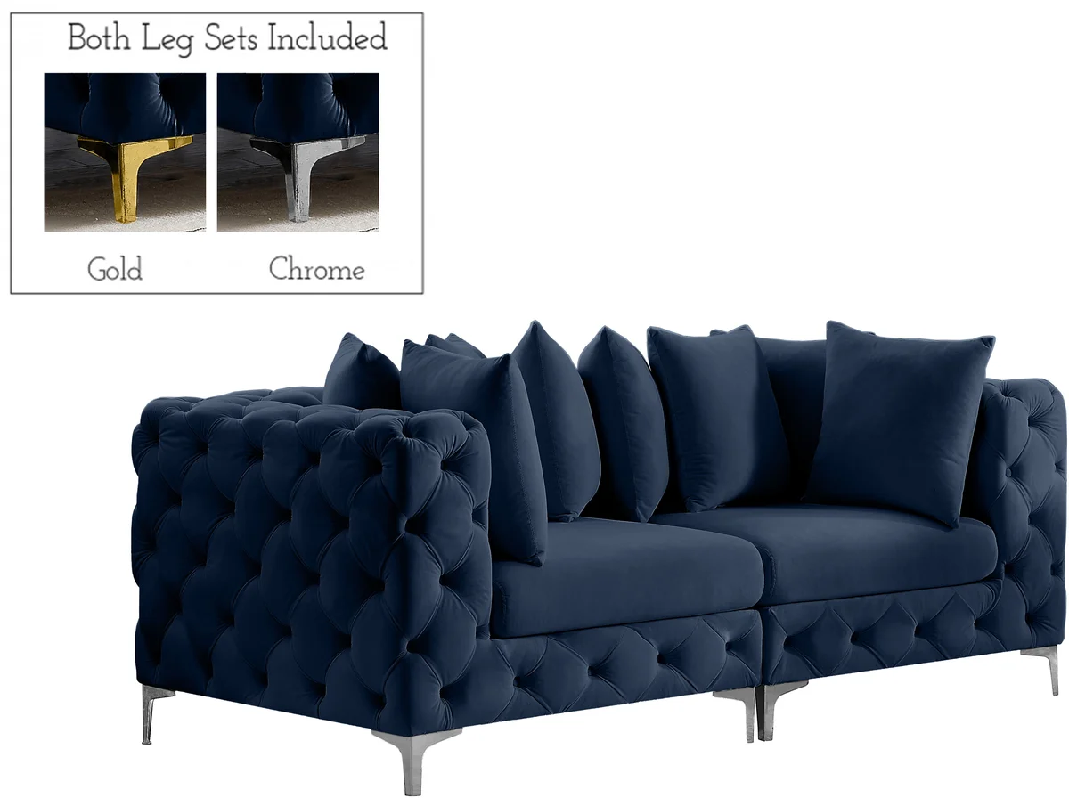 Tremblay - 2 Seat Modular Sofa - Navy - View 2