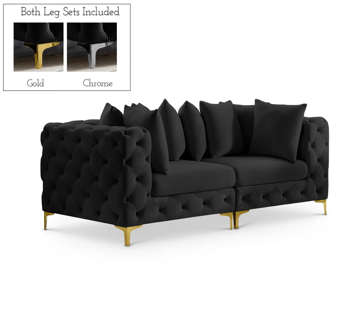 Tremblay - 2 Seat Modular Sofa - Black