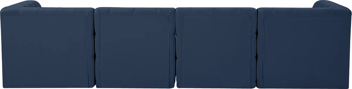 Tuft - 4 Seat Modular Sofa - Navy