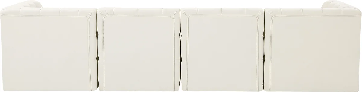 Tuft - 4 Seat Modular Sofa - Cream