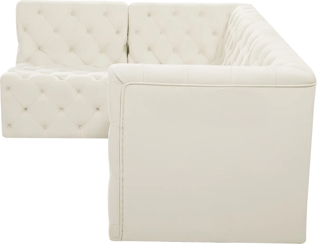 Tuft - 4 Piece Modular Sectional - Cream