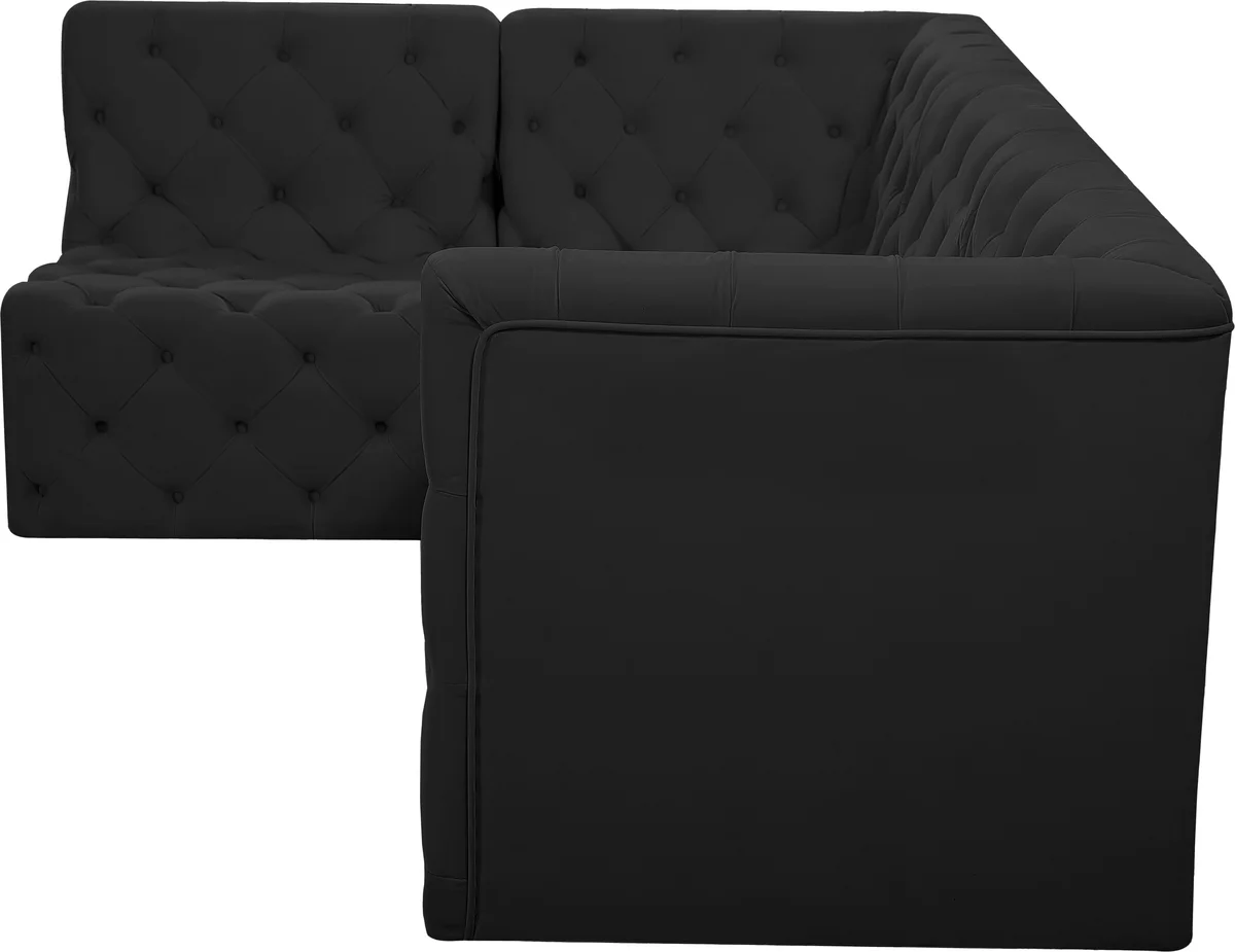 Tuft - 4 Piece Modular Sectional - Black