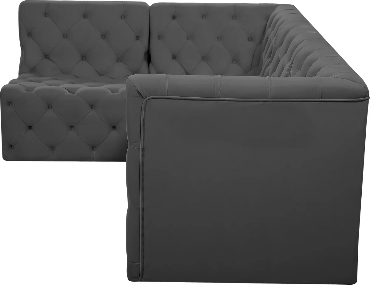 Tuft - 4 Piece Modular Sectional - Gray