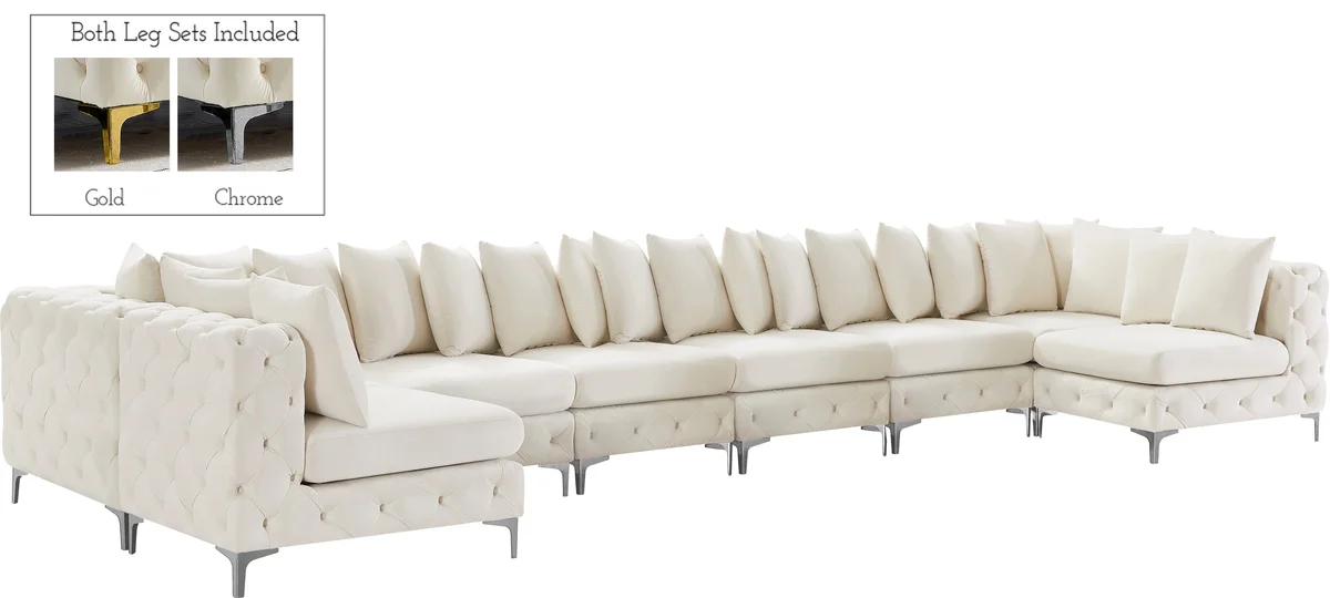 Tremblay - 9 Piece Modular Sectional - Cream
