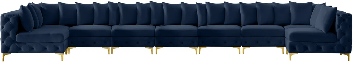 Tremblay - 9 Piece Modular Sectional - Navy