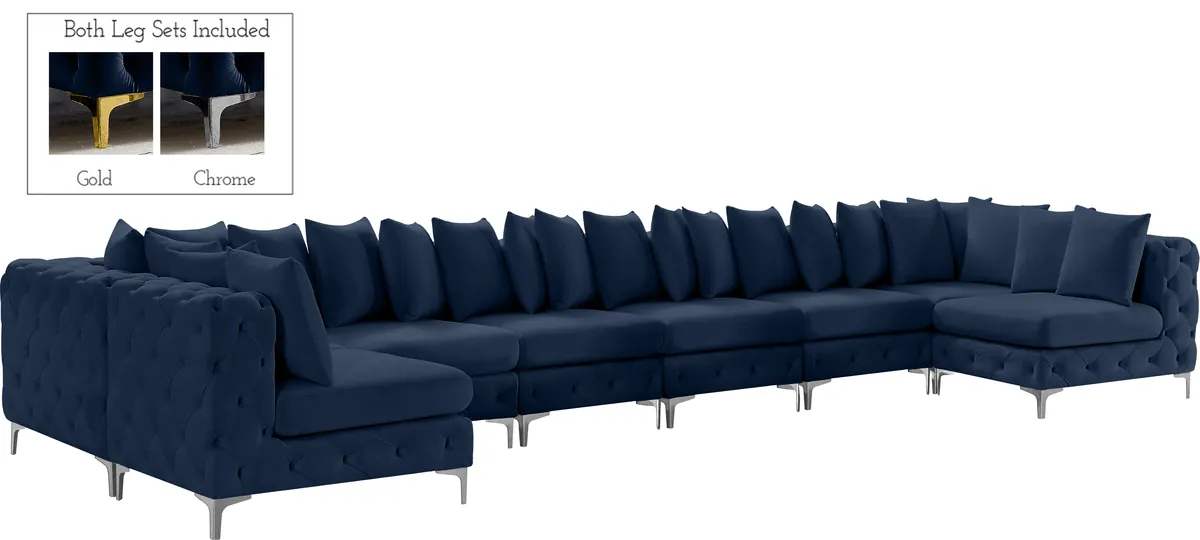 Tremblay - 9 Piece Modular Sectional - Navy - View 2