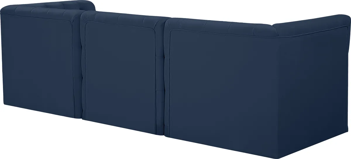Tuft - 3 Seat Modular Sofa - Navy