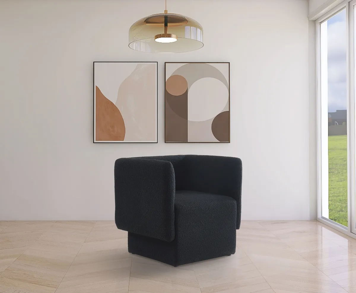 Vera - Accent Chair - Black - View 2