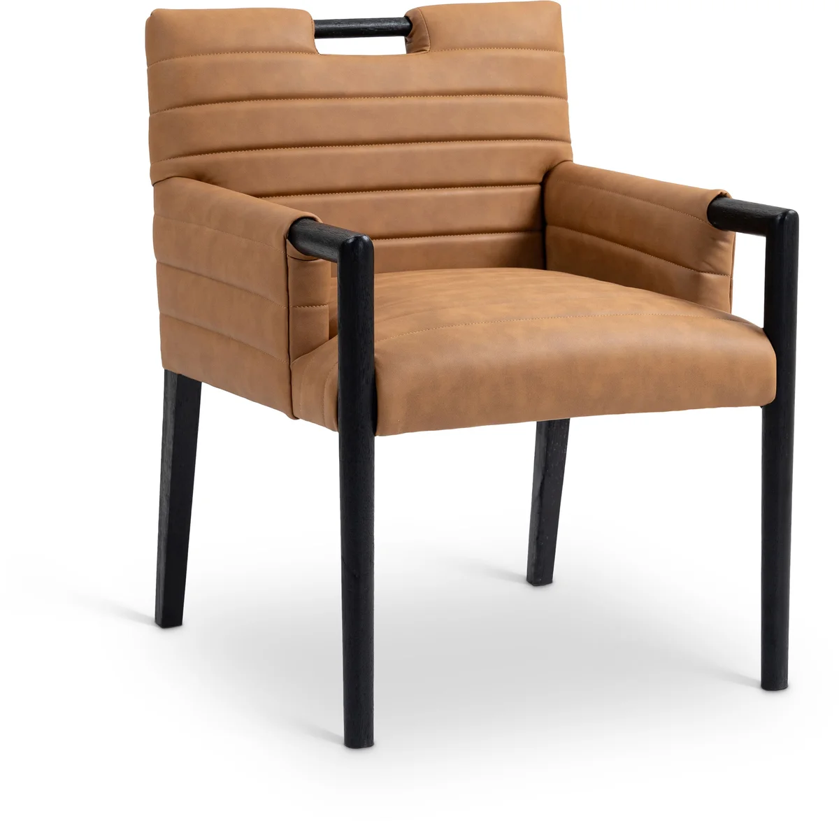 Aimee - Dining Arm Chair - Cognac