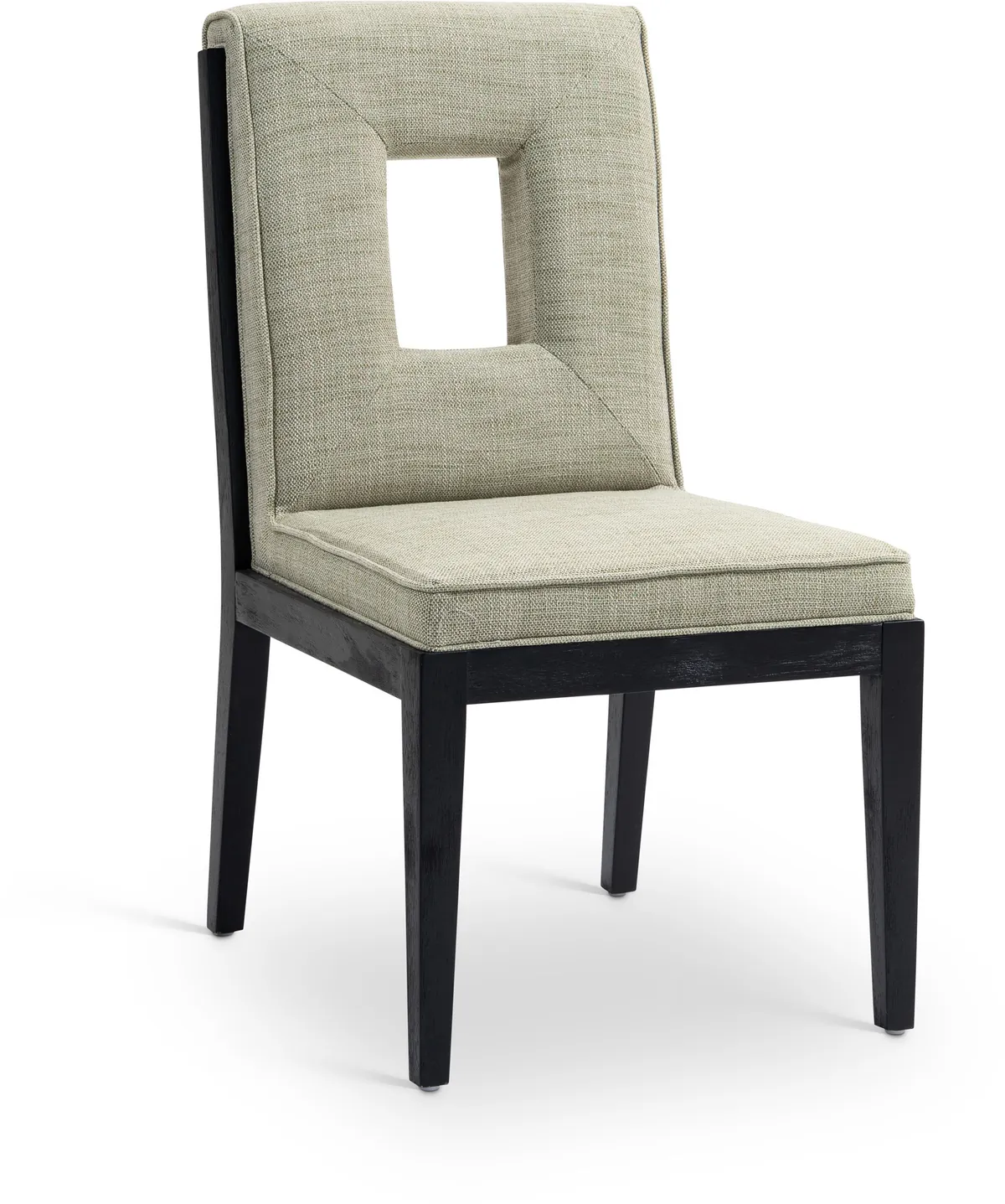 Gwendolyn - Dining Side Chair With Black Frame (Set of 2) - Green