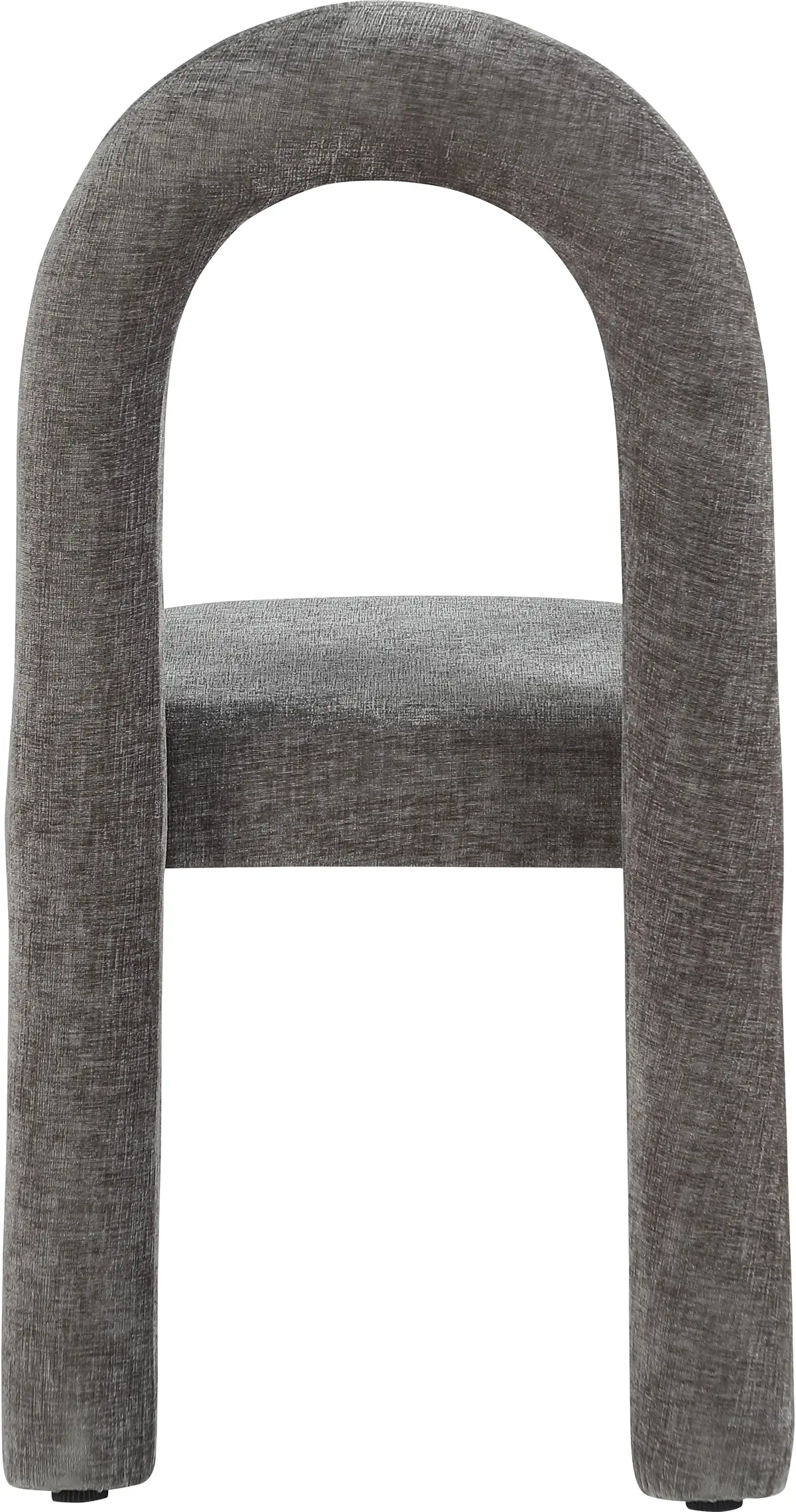 Amari - Chenille Fabric Dining Chair (Set of 2) - Gray - View 2