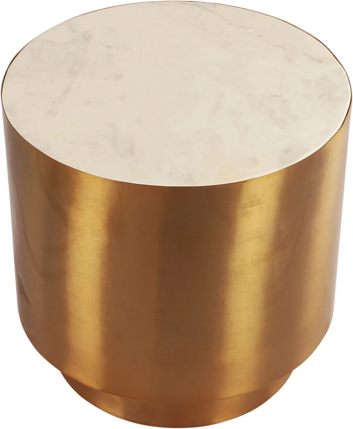 Presley - End Table - Gold - Metal - View 2