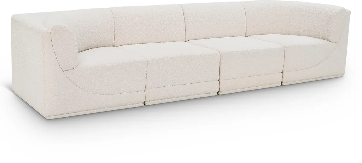 Ollie - 4 Seat Modular Sofa - Cream