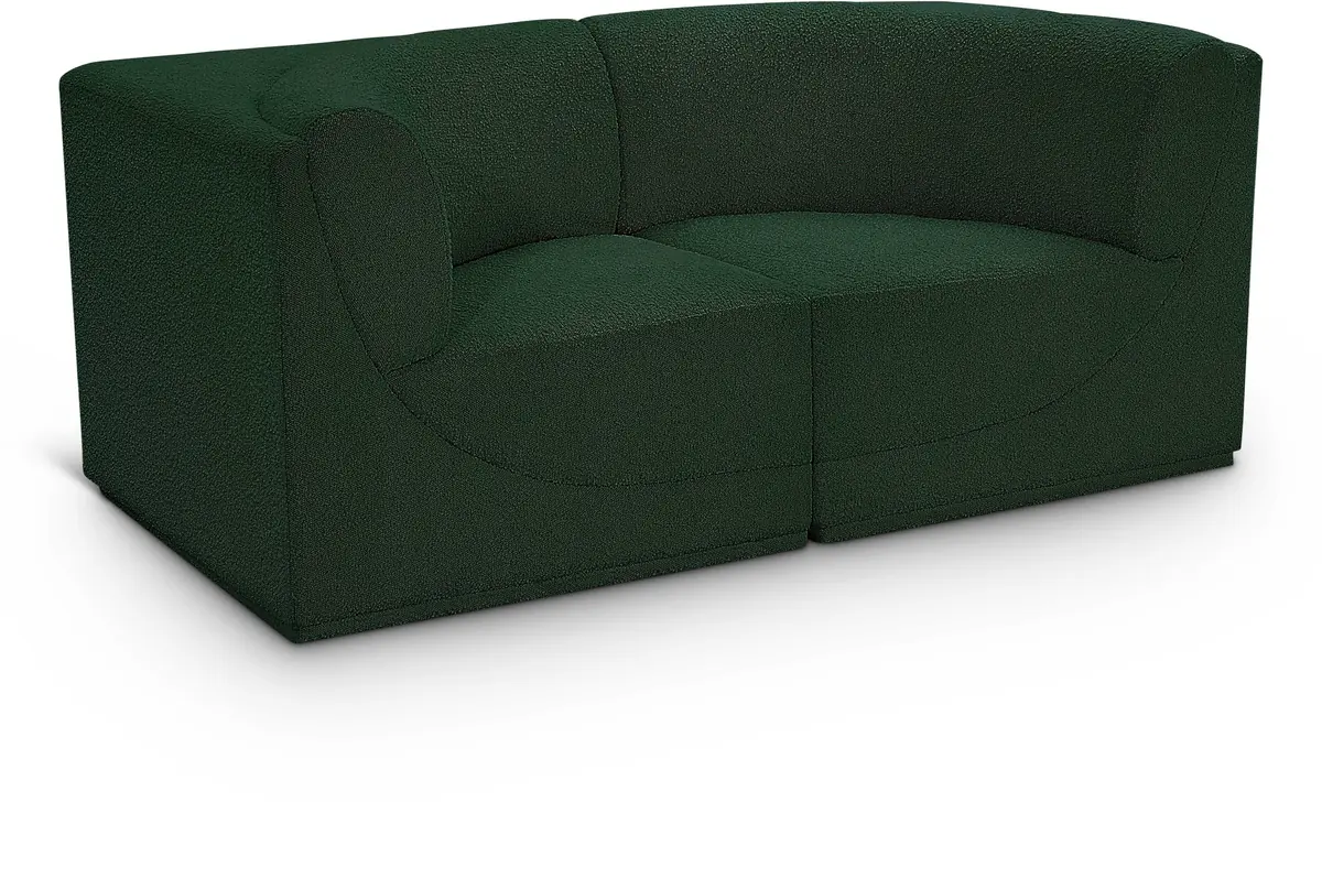 Ollie - 2 Seat Modular Sofa - Green