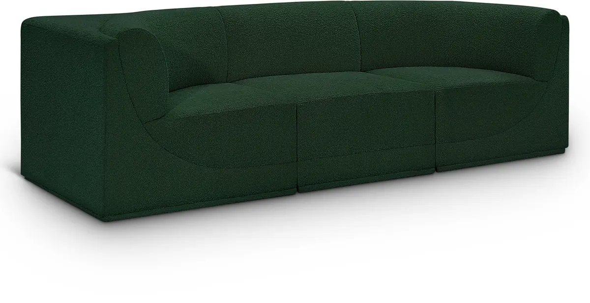 Ollie - 3 Seat Modular Sofa - Green